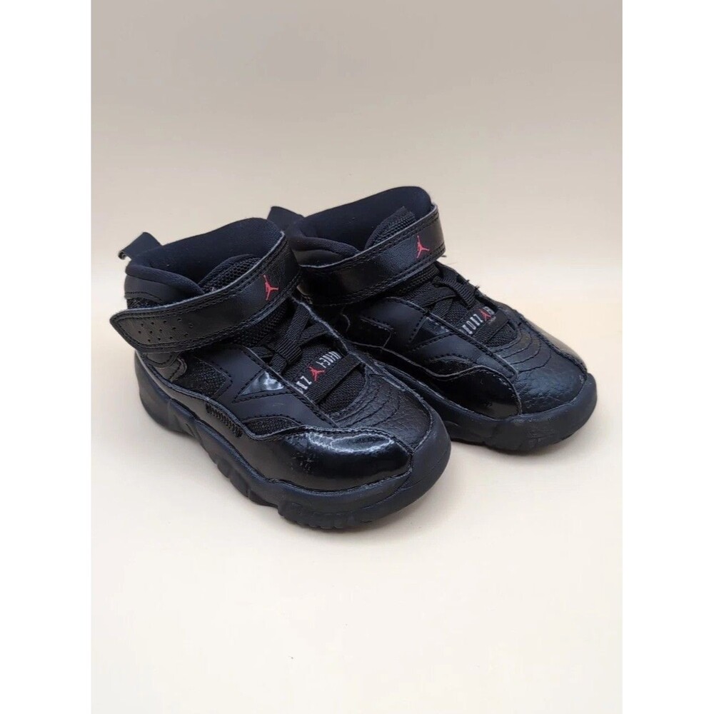 Nike Jordan Jumpman Two Trey Black/University Red-Black DQ8433-003 Toddl Size 6C
